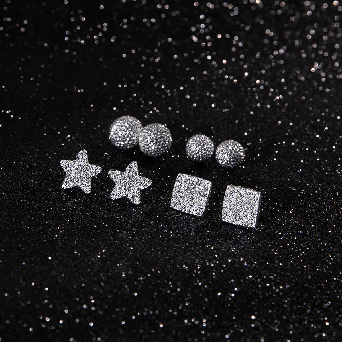 Wholesale Dopamine colorful shiny round bead earrings